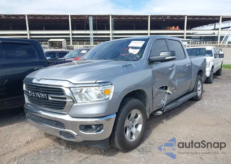 2021 Ram 1500 Big Horn 4X2 5'7 Box from USA, damaged, VIN 1C6RREFT7MN711593